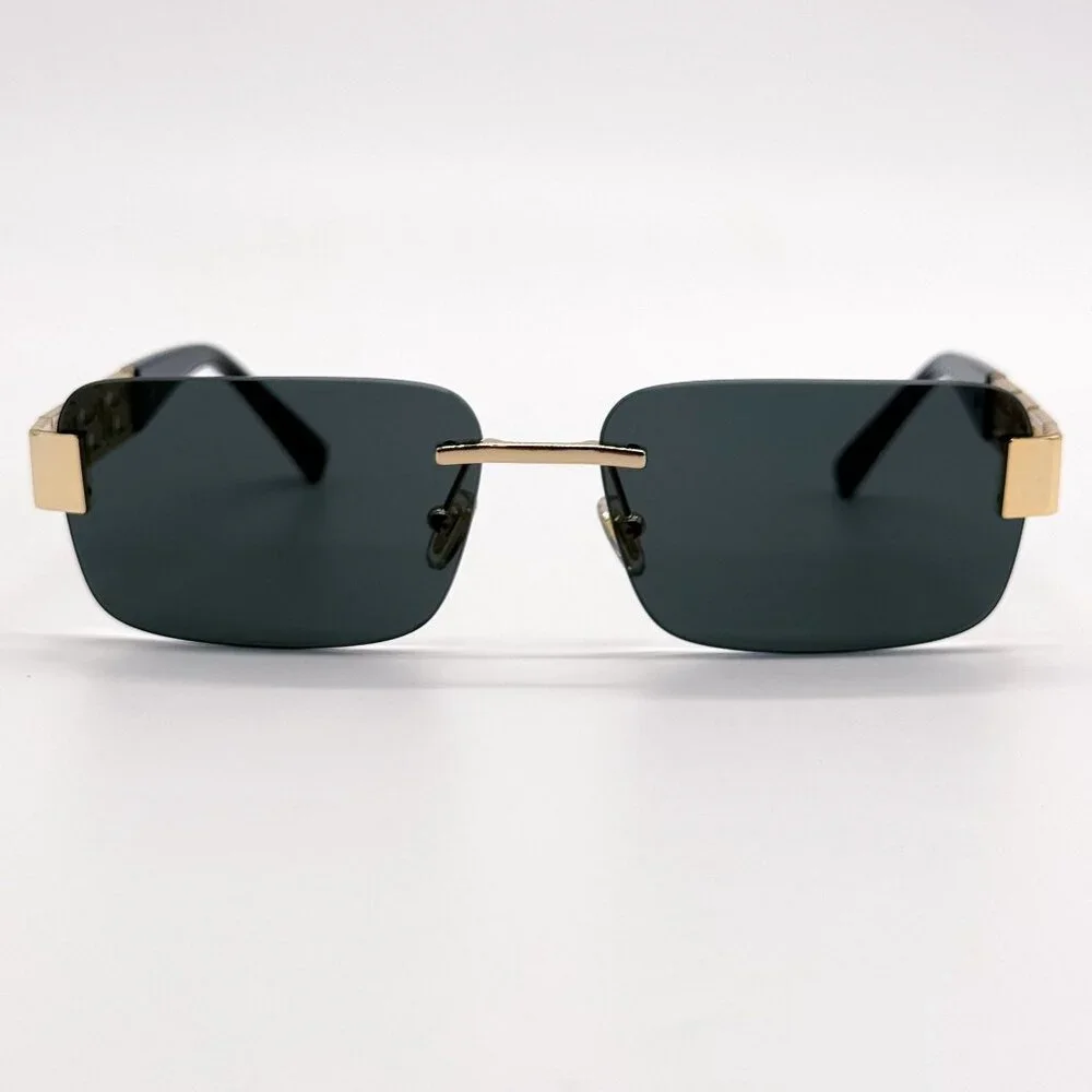 NEW VERSACE SUNGLASSES VE2298 1002/87 GOLD/GRAY UNISEX EYEWEAR VE2298 100287